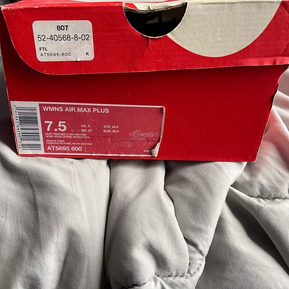 Nike Women's Rose Pink Air Max Sneakers - Picture 6 of 6